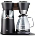 Melitta Vision 12 Cup Drip Coffee Maker | Programmable - Black/Silver/Wood Grain