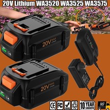 3-8AH For WORX 20V MAX Extend Lithium Battery 20 Volt WA3520 WA3525 WA3575 WG155
