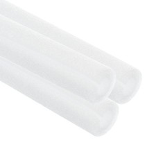 3 Pcs 0.59 Inch 3.3 Feet Pipe Insulation Foam Tube OD 1.18"