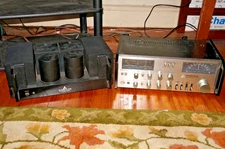 MITSUBISHI DA-C20 / DA-A10DC  DUAL TUNER PREAMP POWER AMPLIFIER (NO SHIPPING)