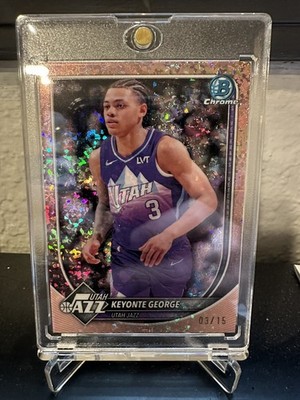 25-26 Bowman Chrome Keyonte George Mini Diamond Refactor 03/15 NUMBER MATCH