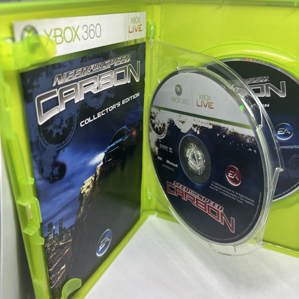 Need for Speed Carbon Collectors Edition (Xbox 360) CIB Complete w/ Bonus Disc - Image 3 of 4