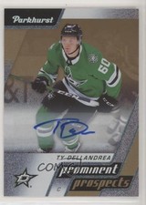 2020 Upper Deck Parkhurst Prominent Prospects Gold Ty Dellandrea #PP20 Auto 10v6