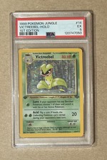 1999 Pokemon Jungle 1st Edition Victreebel Holo Card 14 PSA 5
