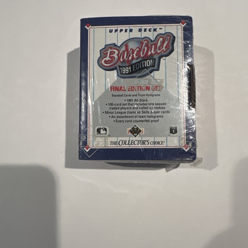 1991 Upper Deck Final Edition Set, Factory Sealed, Pedro Martinez Jim Thome RC