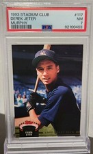 1993 Stadium Club Murphy Derek Jeter Rookie Card #117 PSA 7 Yankees HOF RC