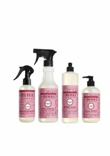 Mrs. MEYER'S CLEAN DAY 4 Pack Variety Pack, Peppermint Soap and Cleaner