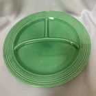 Vintage Fiesta 10½" Light Green *Compartment Plate* Divided Plate *Beautiful*