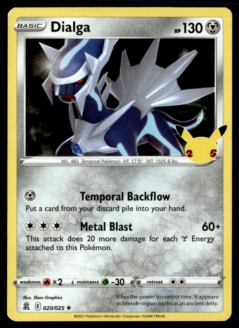2021 Sword & Shield - Celebrations Dialga Basic/Rare #20