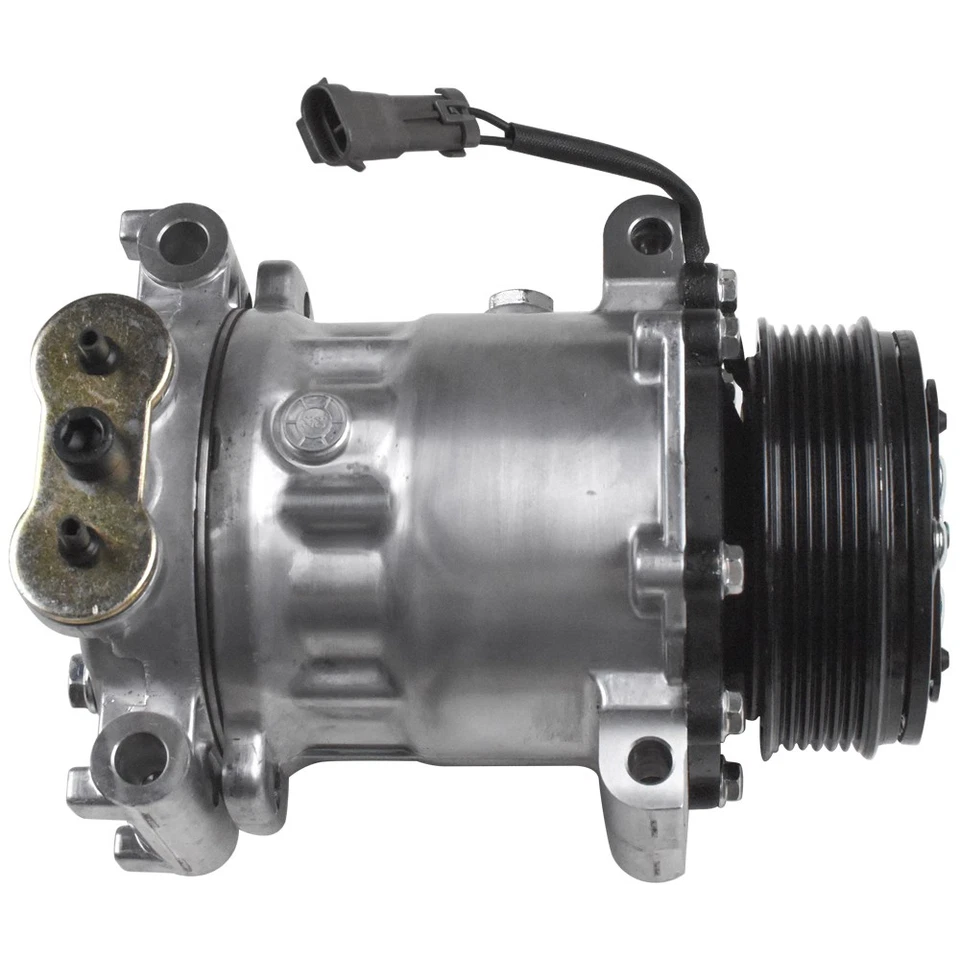 Compresor de aire acondicionado con embrague para Chevy C4500 C5500 Kodiak GMC Topkick 2003-2007 Foto 2 de 4