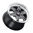 Weld S156 Fits 17x7 Ventura 6 Drag 6x139.7 ET00 BS4.00 Gloss BLK MIL DIA 106.1