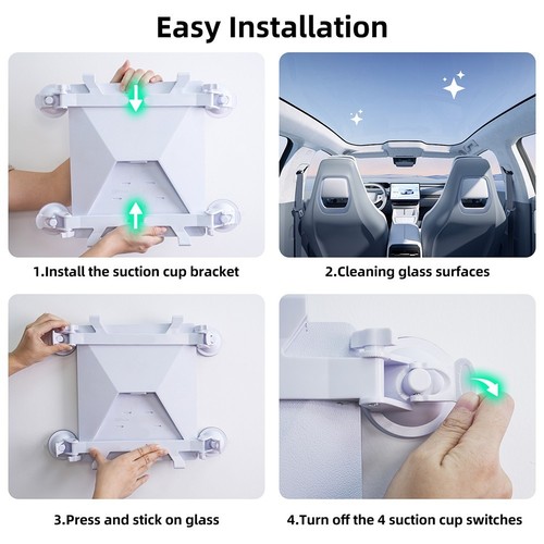 Simple to Install Suction Cup Mount for Starlink Mini for All Vehicles - Afbeelding 9 van 12