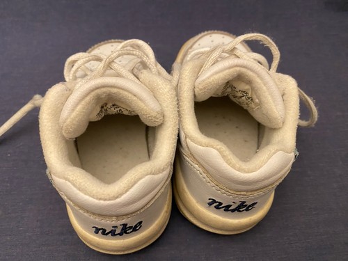 Vintage 2003 Toddler's NIKE Play Shoes w Box Size 5.5C White Baby Kids Infant - Picture 10 of 14