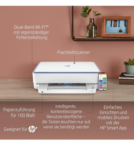Multifunktionsdrucker drucken mit HP Instant Ink inklusive Drucker, Scanner - Bild 6 von 8