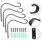 4 Sätze Wandpflanze Topf Hängende Halterung Einfache Garteneisen Laternen Haken