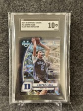 2024-25 Bowman University Chrome Cooper Flagg #16 Black Wave Refractor