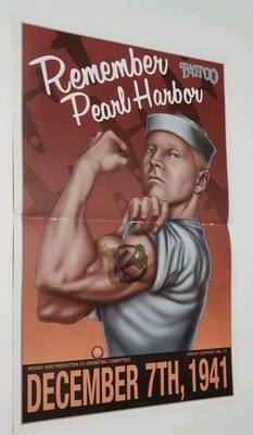 Tattoo Remember Pearl Habor  - Poster  ( 39 x  26 cm ) (R2)