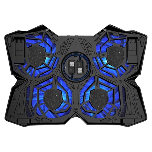 Notebook Cooler Heat Dissipation Self-cooling Aluminum Pad Portable Laptop Fan - Zdjęcie 6 z 12