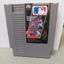 Major League Baseball MLB Nintendo NES Cartridge Only Tested Working Clean Pins