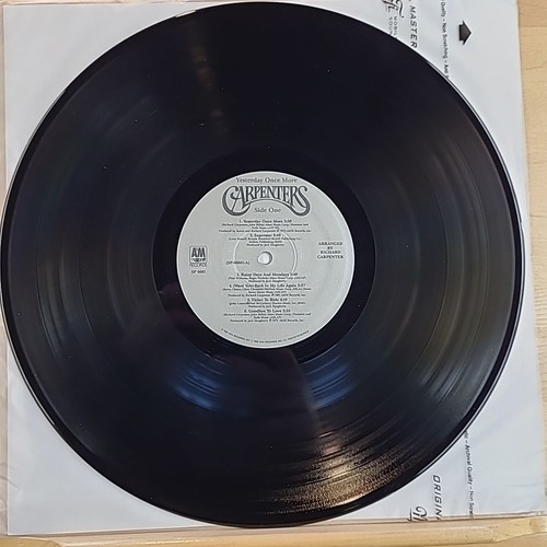 EX~Carpenters Yesterday Once More~2 LP Vinyl~1985 A&M~Print Error~PROMO~SP6601 - Picture 2 of 18