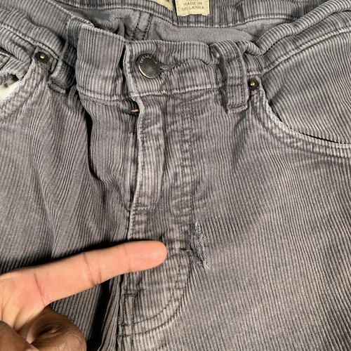 Patagonia Pants Mens 34x32 Gray Corduroy Organic Cotton 5 Pocket Casual Outdoors - Picture 6 of 17