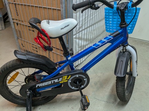 16 Zoll Kinderfahrrad Freestyle mit Stützrädern Blau - Bild 2 von 5