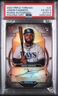 2024 TOPPS TRIPLE THREADS ROOKIE AUTO #JC JUNIOR CAMINERO RC /199 PSA 6 AUTO 8