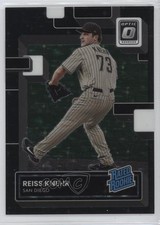 2022 Panini Donruss Optic Rated Rookie Black Stars Prizm 34/149 Reiss Knehr 2u3