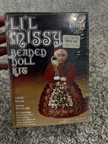 New Lil Missy Beaded Doll Kit 13318 NOELLE WALCO Craft Kit - Picture 13 of 17