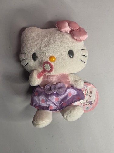 Vintage 2007 Hello Kitty Sanrio Blowing Bubbles Plush Small 6" Cute - Picture 4 of 11