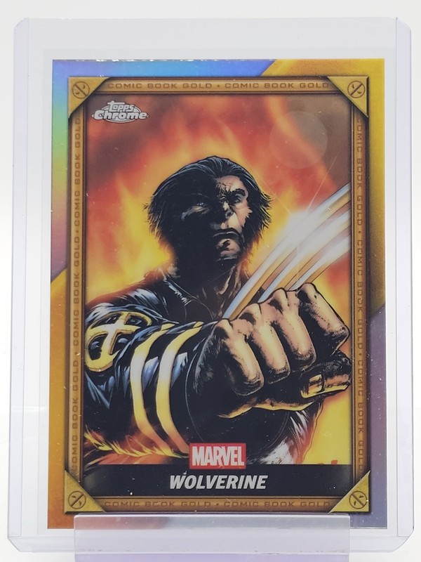 WOLVERINE 2025 TOPPS CHROME DEADPOOL CHROME COMIC BOOK GOLD #CB-6 MARVEL Q7183