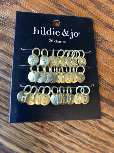 NEW HILDIE & JO CUTE SET OF ALPHABET A-Z (26) CHARMS AND FREE SHIPPING - Picture 1 of 3