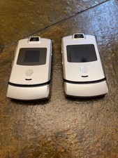 Two Motorola RAZR V3c Verizon/CDMA - Mint Condition Vintage Flip Phone