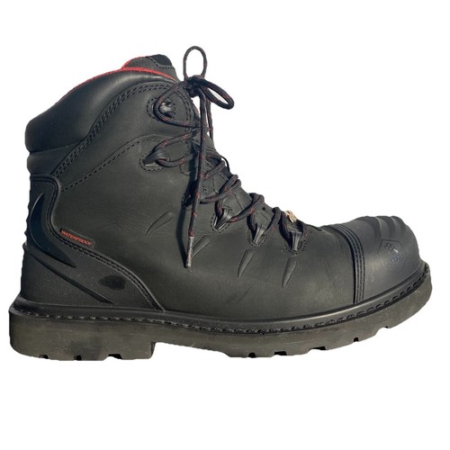 Avenger Men's 6" Composite Toe Waterproof  Work Boots size 10, Black & Red A7547 - Picture 15 of 20