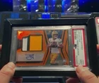 2020 Certified Jordan Love Freshman Fabric Mirror Patch RC Orange Auto #/199