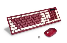 Wireless Keyboard and Mouse Combo, Reccazr 2.4G Full-Sized Keyboard and Mouse...