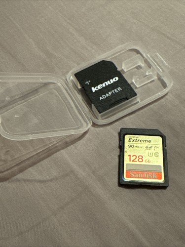 SanDisk Extreme 128GB SDXC Memory Card up to 90MB/s, Class 10, U3, V30 SD UK - Picture 2 of 3