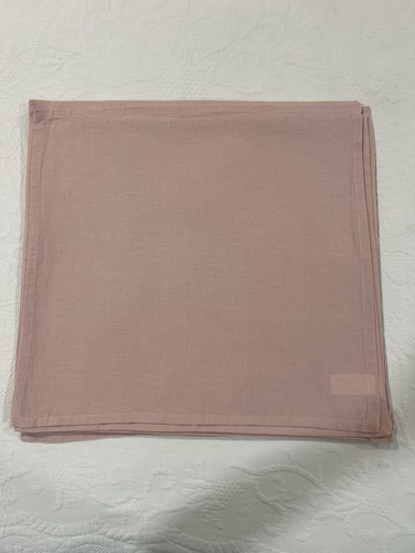 Paquete de 12 servilletas Fingercraft de mezcla de lino de algodón rosa de 18" - reutilizables para cualquier evento - Imagen 2 de 13