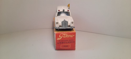 TEKNO DENMARK MERCEDES 220 ambulance 731 / 32 white vintage car 1/43 - Picture 7 of 21