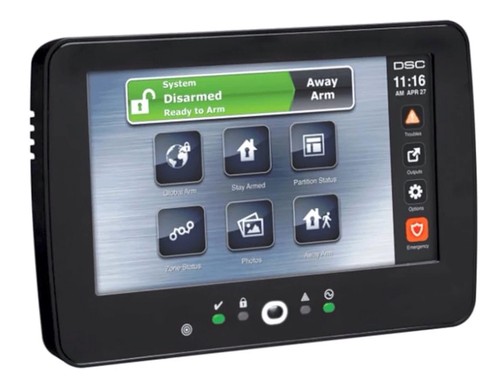 Pantalla táctil DSC HS2TCHPBLKN PowerSeries Neo - Nueva - Imagen 1 de 4