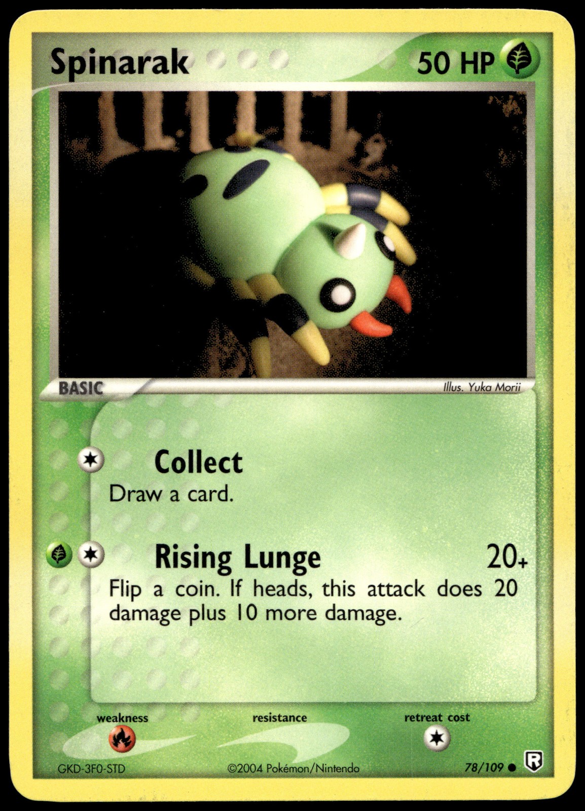 Spinarak Common Team Rocket Returns 78/109 NM