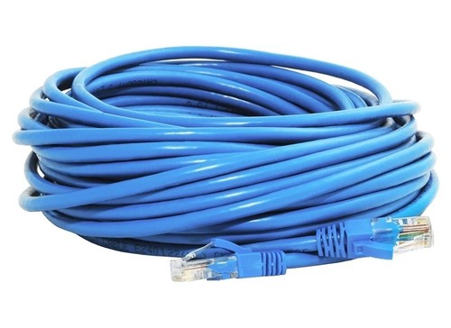 Ethernet Internet RJ45 Network LAN Cable Cord Wire Male2 Male Connector Blue X86