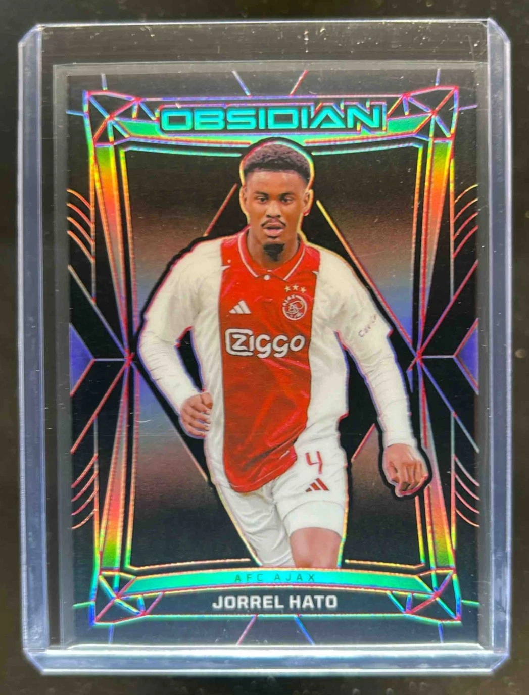 2024-25 Obsidian Jorrel Hato Electric Etch Red #5/12