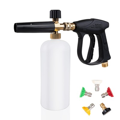 #ad Car Wash Foam Cannon High Pressure Washer Gun with Foam Cannon 1 4” Quick C... $27.62