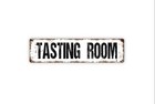 Tasting Room Sign - Vinyl Sticker or Metal Plaque