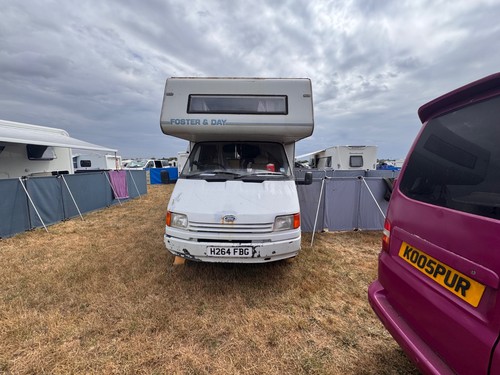1990 Ford transit 6 birth motorhome OFFGRID LIVING 400ah lithium batteries retro - Picture 10 of 21