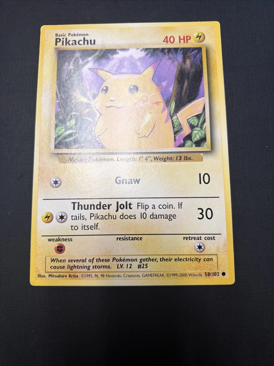 Pikachu 058/102 Jumbo Cards for sale