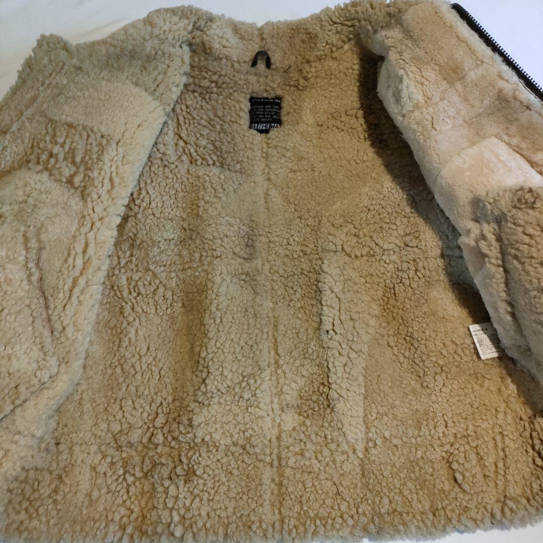 Shearling Coat Jacket Leather Patchwork Visvim Av… - image 6