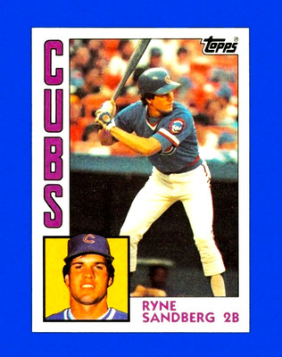 Ryne Sandberg Rookie 1984 Topps #596 Cubs HOF RC NLCS NM MT OR BETTER *GWCARDS*