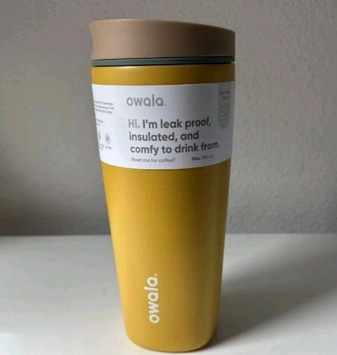 Owala SmoothSip Slider Stainless Steel Tumbler / 20oz / Color: Golden Quest..NEW - Picture 3 of 7